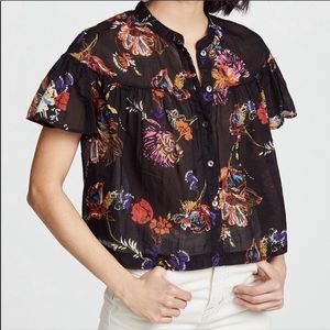 FREE PEOPLE Sweet escapes cropped cotton top